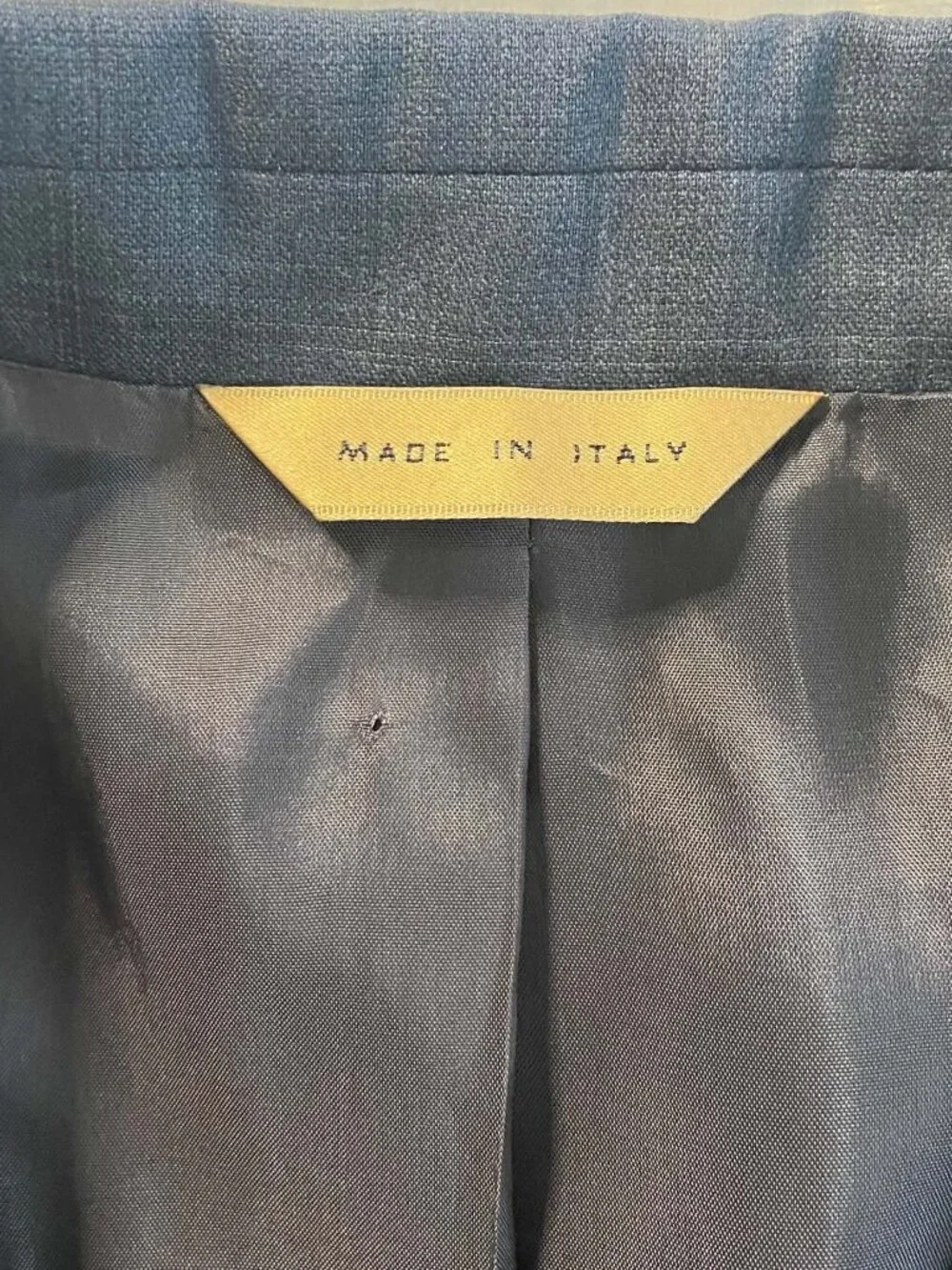 Vintage 90s Donna Karan Signature Blazer Men's 40S 100% Wool Made Italy